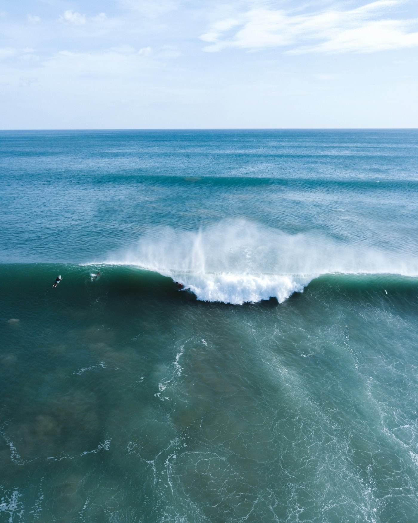 A breaking wave at Playa Avellana, Costa Rica.