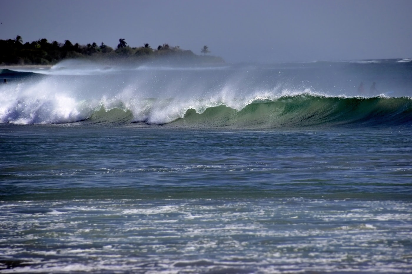 A breaking wave at Playa Avellana, Costa Rica.