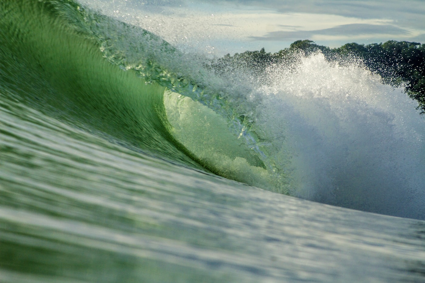 A breaking wave in Nicaragua.