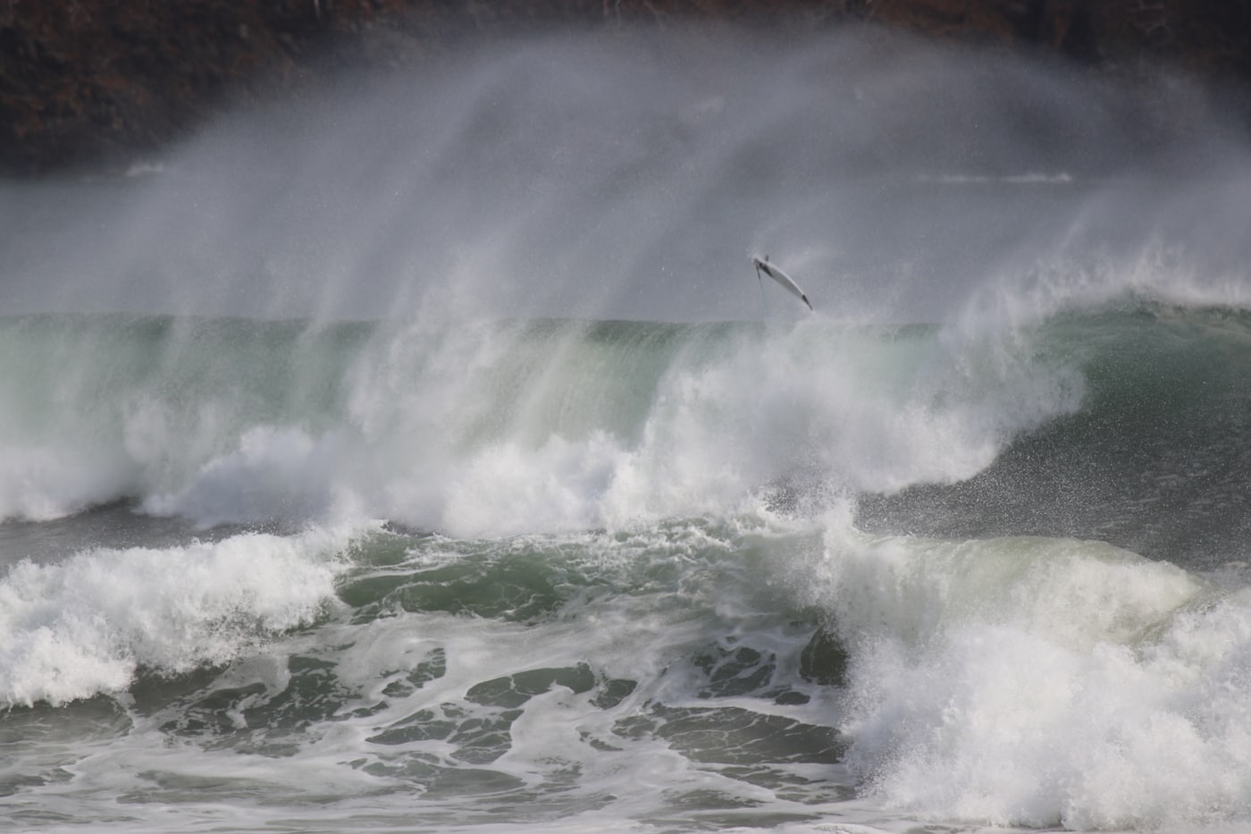 A breaking wave at Playa Venao, Panama.